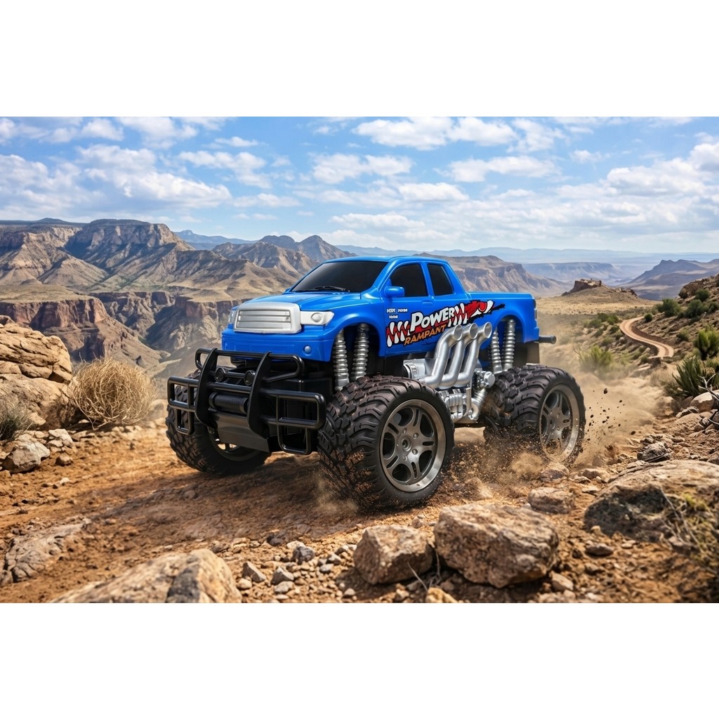 Mj Toys Uzaktan Kumandalı Off Road Arazi Araba 27 Mhz Şarjlı Full Fonksiyon 4x2 Off Road Kamyon Arazi Aracı - Mavi TV Aksesuarları Fiyatı