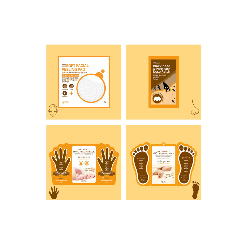 Mjcare 4lü Peeling Set Cilt Temizleme ve Peeling Fiyatı