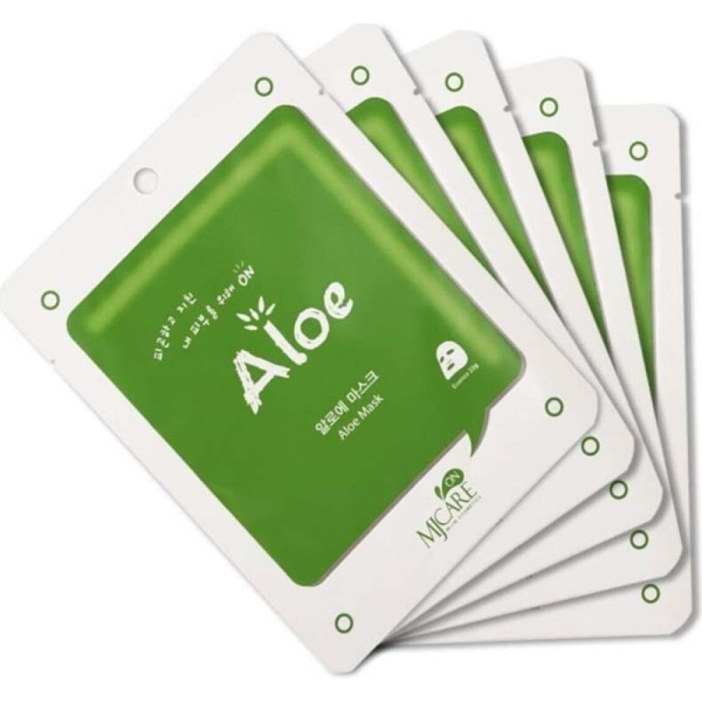 MjCare Aloe Mask - Aloe Cilt Bakım Maskesi 22G 5'li Maskeler Fiyatı