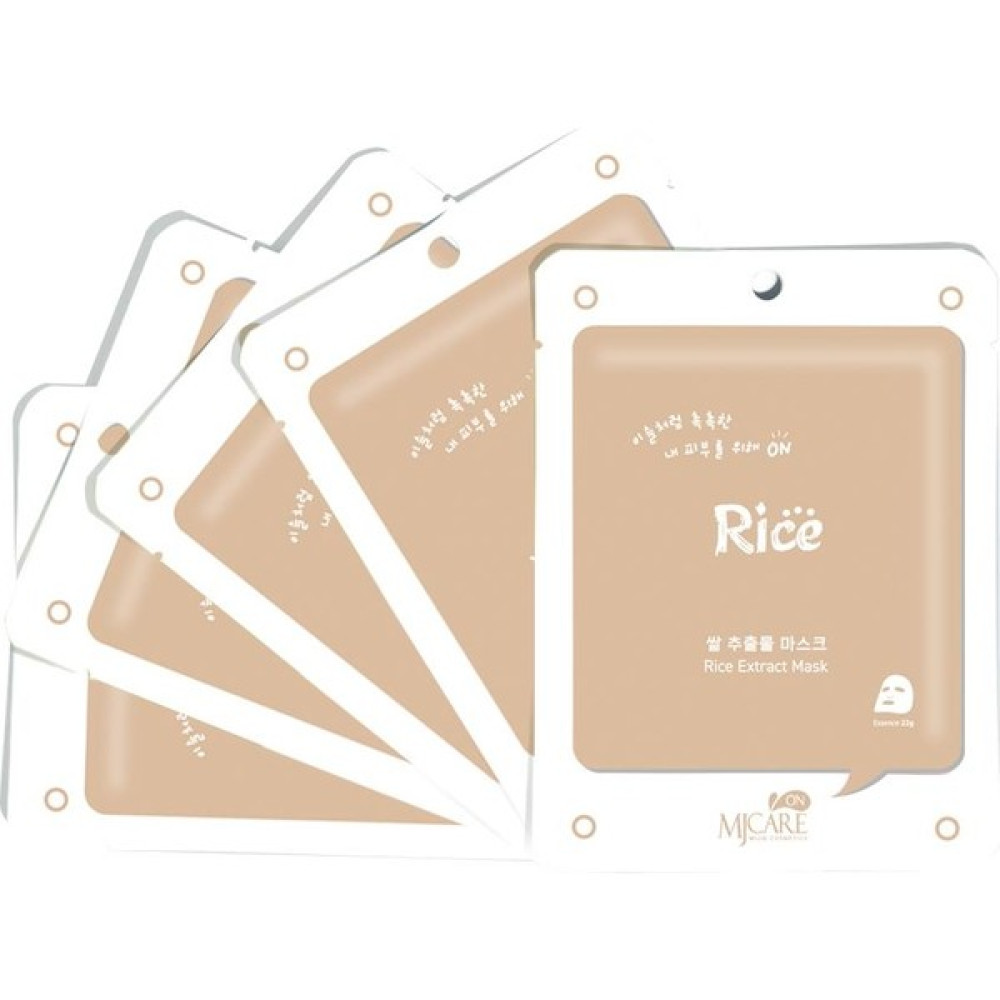 Mjcare On Rice Extract Mask - Pirinç Özlü Yüz Maskesi 5'li Maskeler Fiyatı