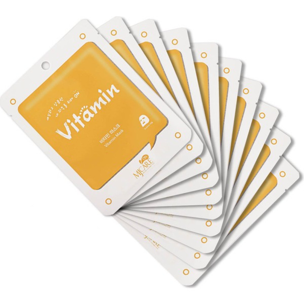 Mjcare On Vitamin Mask -Vitaminli Yüz Maskesi 10'lu Maskeler Fiyatı