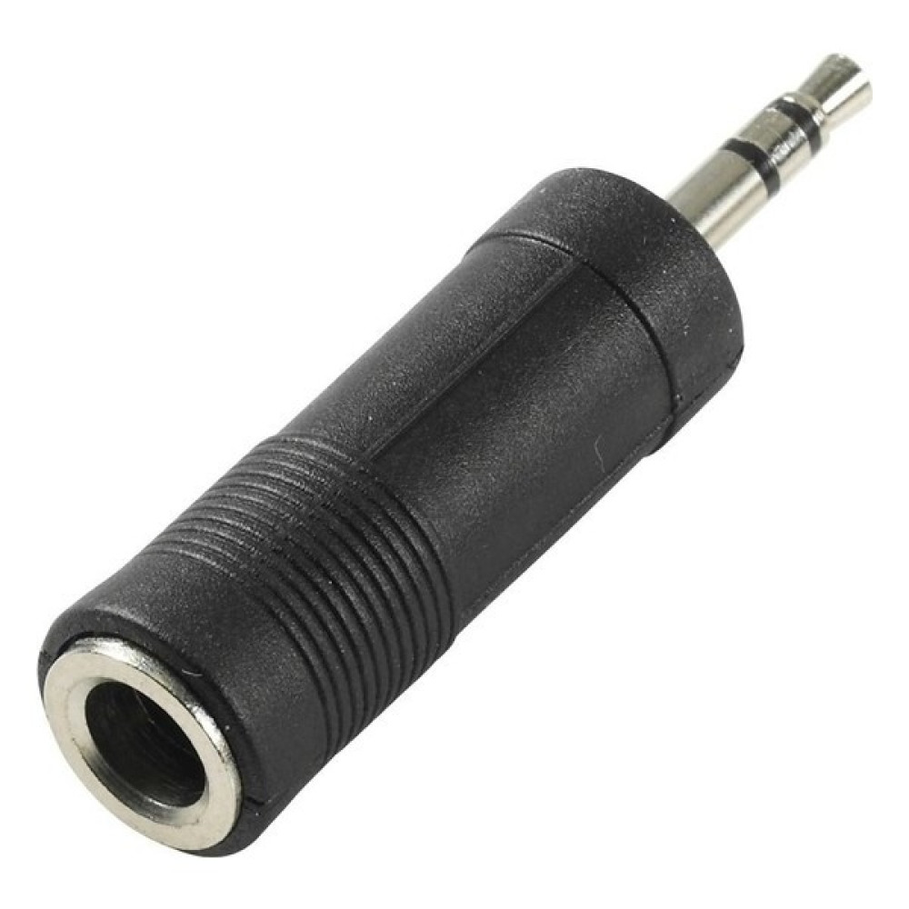 MK Çevirici Jak 6.3 mm Dişi - 3.5 mm Erkek Stereo Çevirici Jak Fiş MK001 - Siyah Görüntü Kablosu Fiyatı