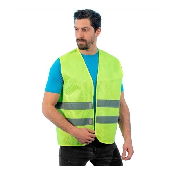 MK Motor Motosiklet Ikaz Yeleği Reflektörlü Ikaz Yeleği Standart - Gri - Sarı - 10 Diğer Fiyatı
