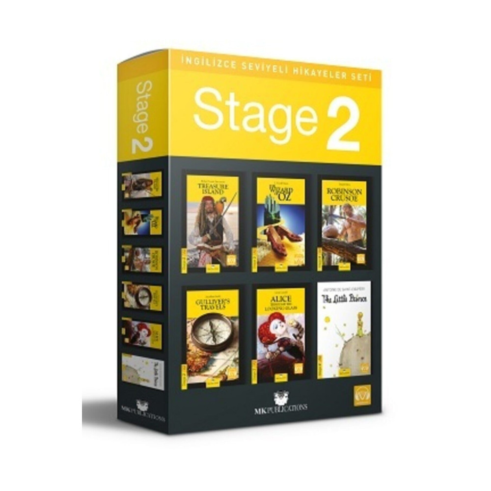 MK Publications Ingilizce Hikaye Seti Stage 2 (KUTULU SET 6 KİTAP) Çocuk Öykü Fiyatı