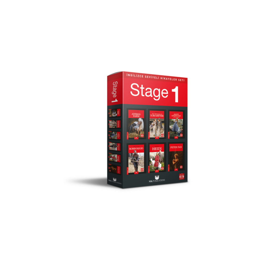 MK Publications Stage-1 Ingilizce Hikaye Seti 6 Kitap Karekod Dinlemeli Yabancı Dil Roman ve Öyküler Fiyatı