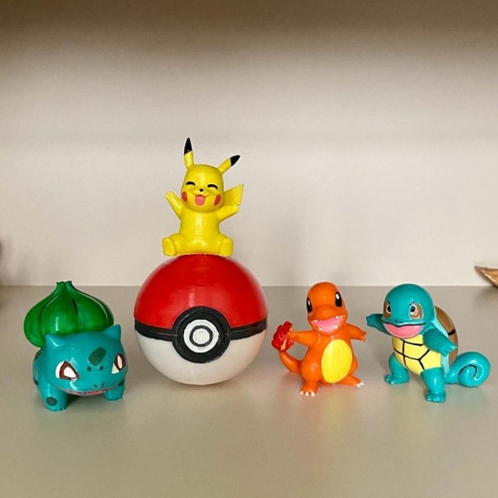 Mk Shop 3D 4lü Set Pokemon Figürleri ve Pokemon Topu Oyuncak Fiyatı