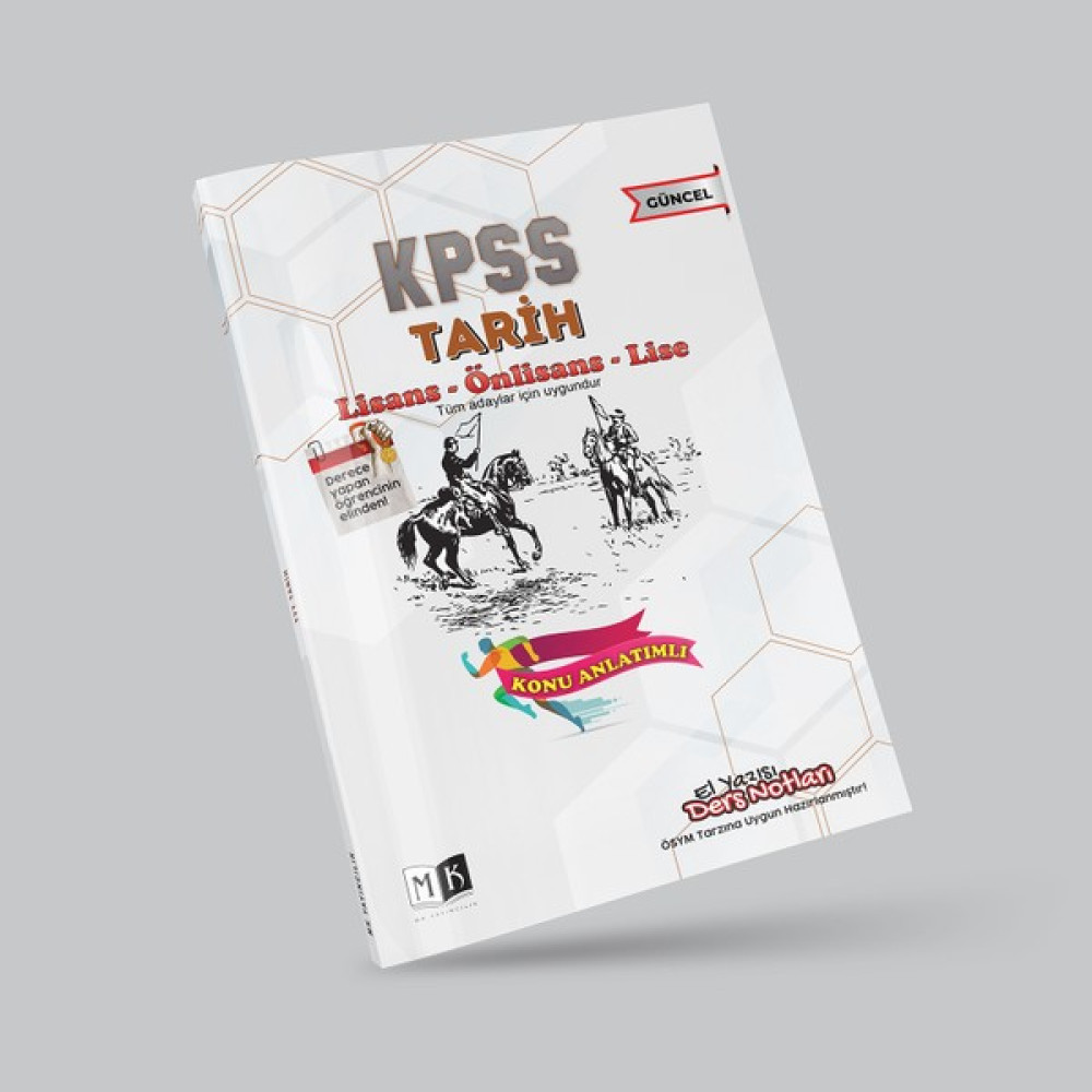 MK Yayıncılık 2024 KPSS Tarih El Yazısı Ders Notları Kitabı Ders Sınav Kitapları Fiyatı