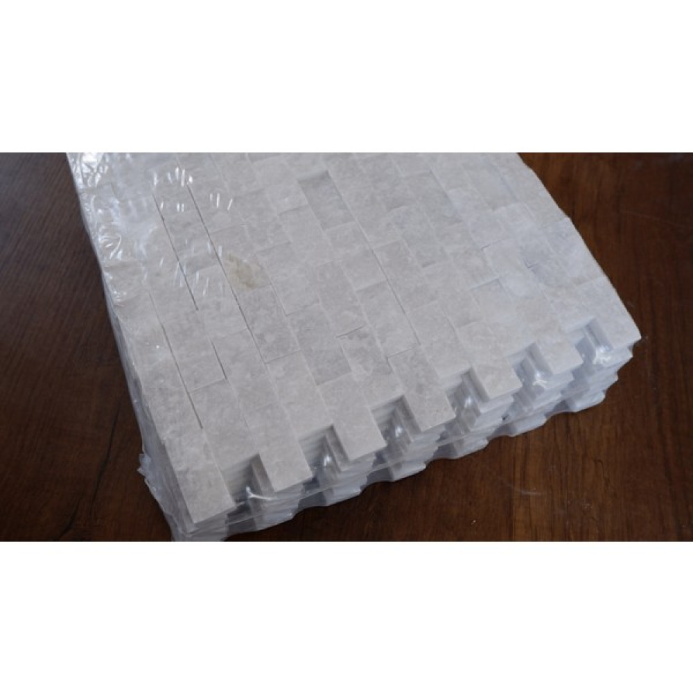 Mkm Beyaz Simli Patlatma 23X 48 mm Doğal Taş Dış Cephe Yalıtım Malzemeleri Fiyatı