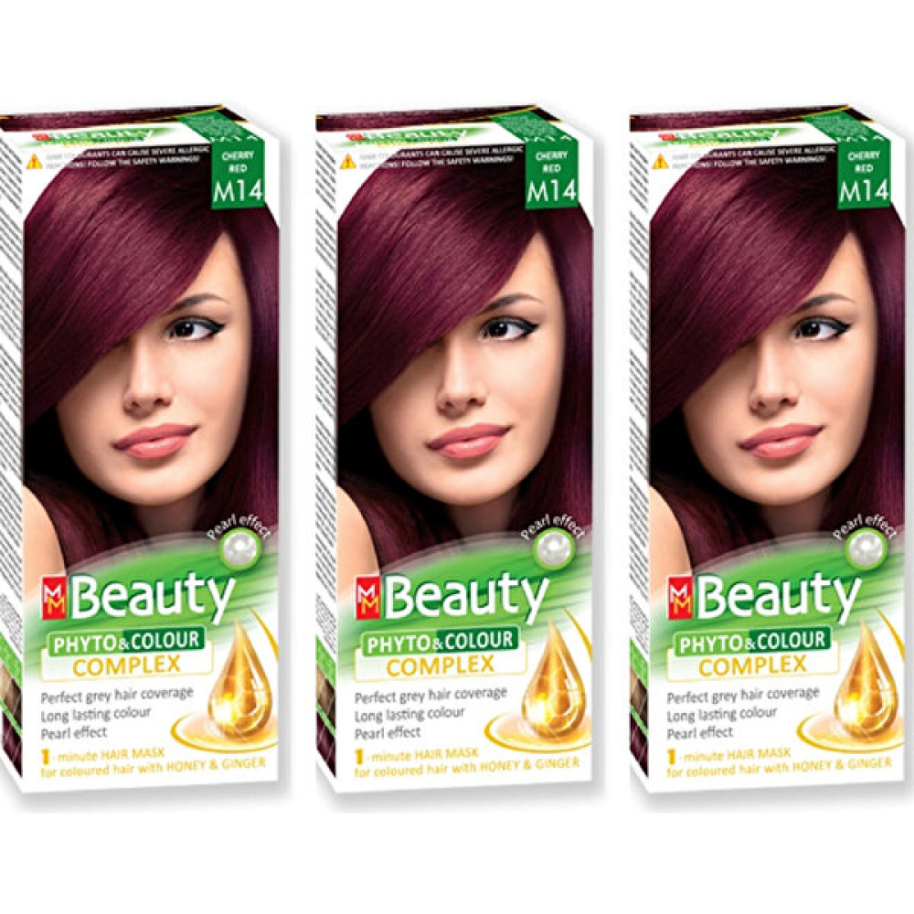 mm Beauty M14 Vişne Kızılı (Cherry Red) Üçlü Set Saç Boyası Fiyatı