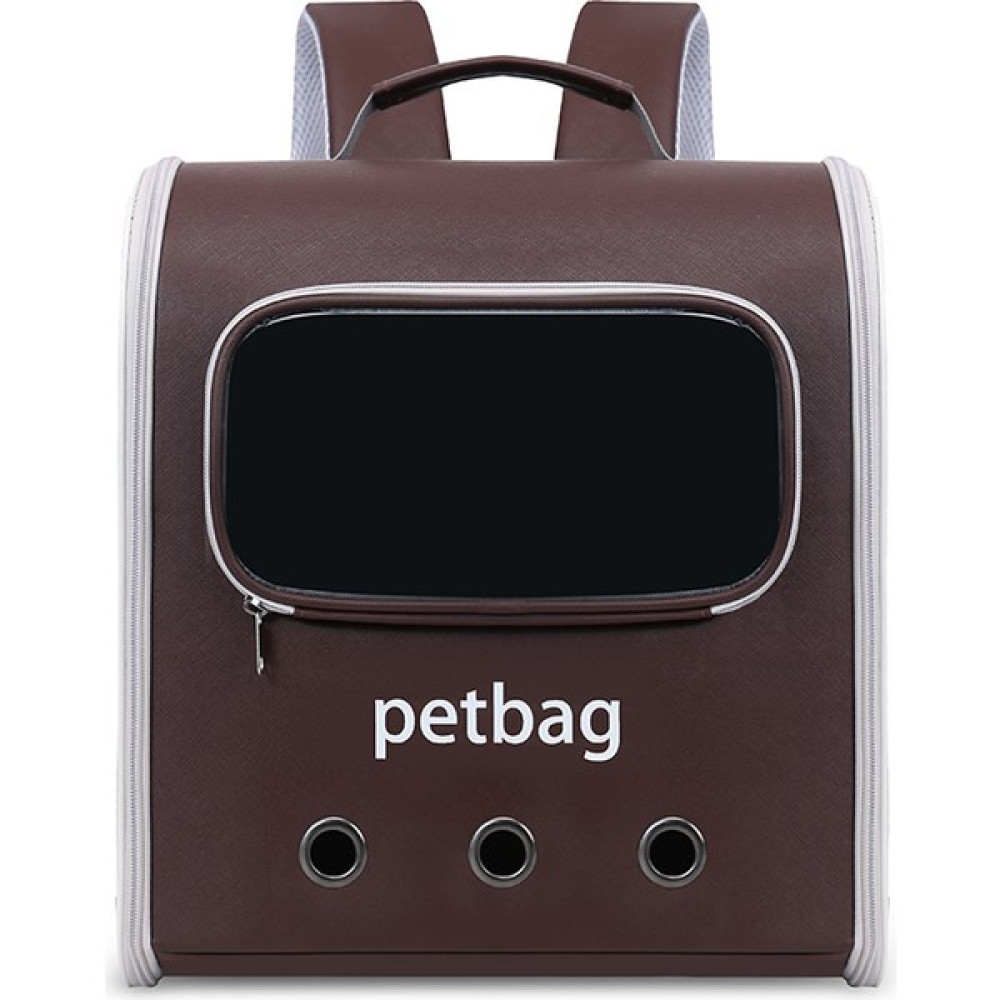 MM Büyük Kapasiteli Taşınabilir Kedi Sırt Çantası Şeffaf Pencereli Evcil Hayvan Çantası Açık Seyahat Kedi Sırt Çantası (Yurt Dışından) - Kahverengi - 36 x 24 x 40 cm Oto Boyaları Fiyatı