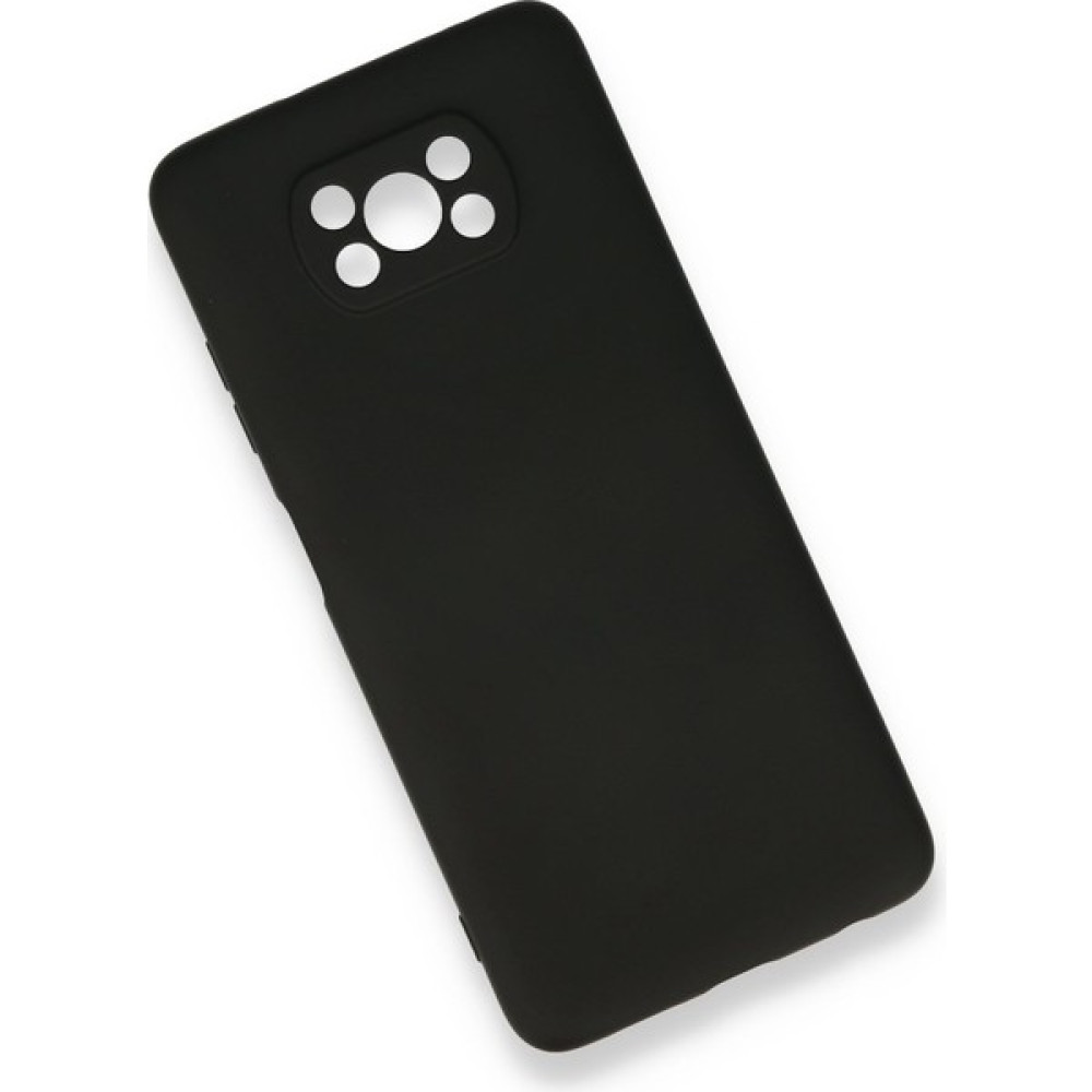 mm Kılıf Aksesuar Xiaomi Poco X3 / Poco X3 Nfc / Poco X3 Pro Silikon Lansman Kılıf - Siyah Cep Telefonu Kılıfı Fiyatı