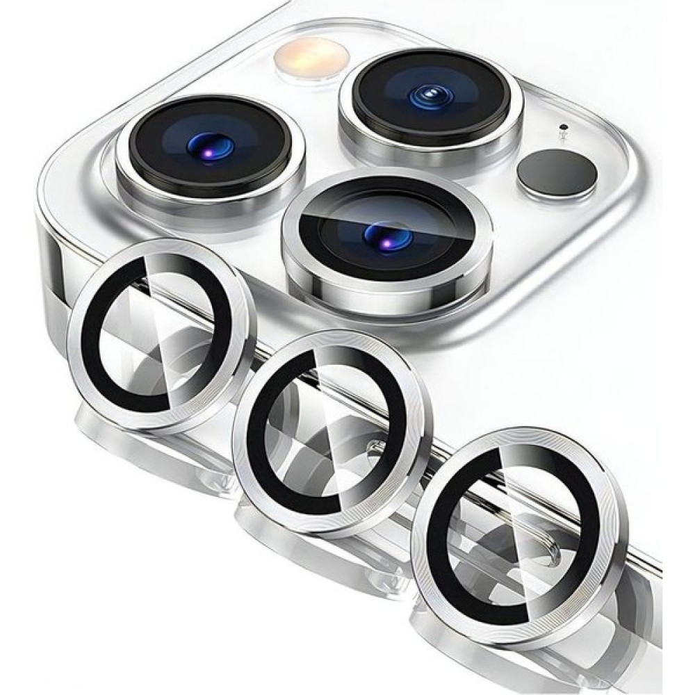 MMC Iphone 15 Pro - 15 Pro Max Uyumlu Gümüş Kamera Lens Koruyucu Cep Telefonu Aksesuarı Fiyatı