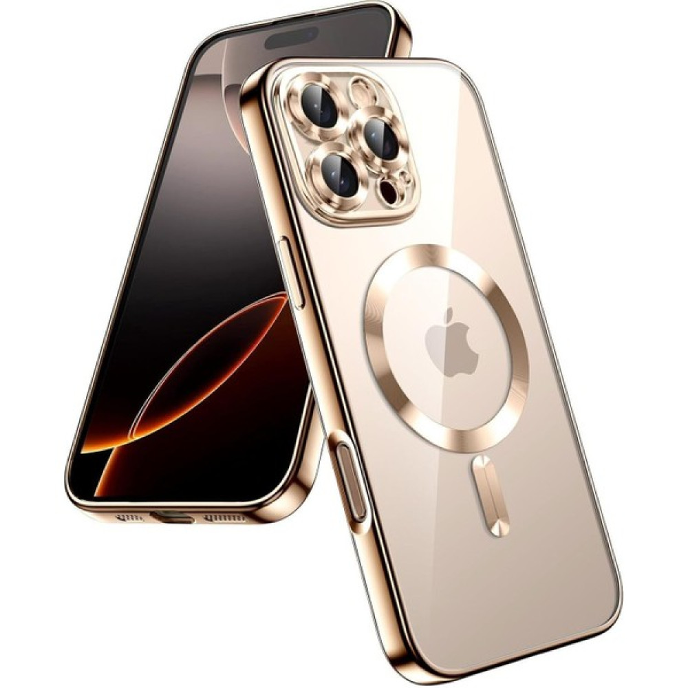 MMP Shop Apple iPhone 16 Pro Kılıf Magsafe Özelilkli Kamera Lens Koruma Özellikli Kilif - Bej Gold Cep Telefonu Kılıfı Fiyatı