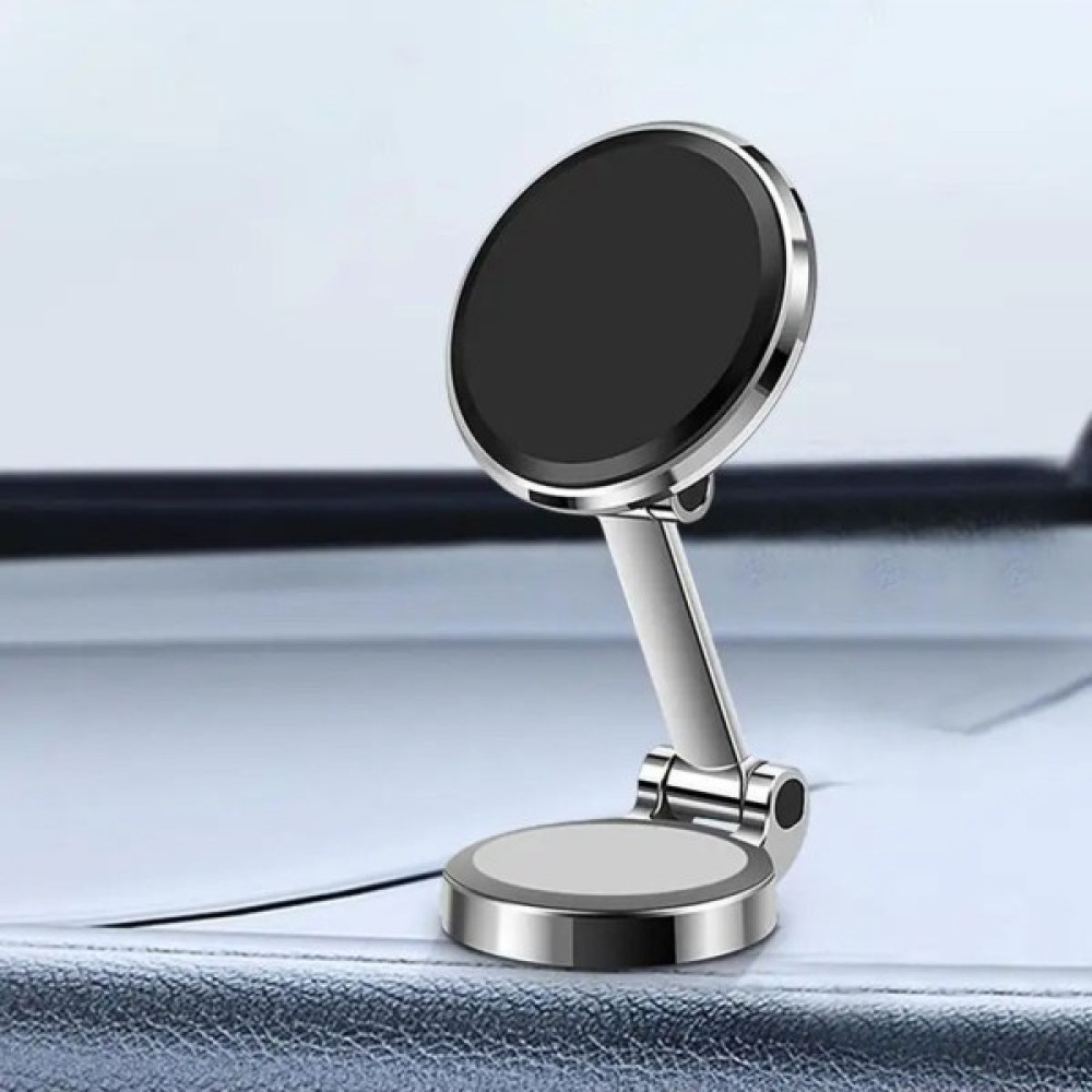MMP Shop Katlanabilir Metal Mıknatıslı Mini Araç İçi Telefon Tutucu - Manyetik Tutucu - Koyu Gri Cep Telefonu Tutucu Fiyatı