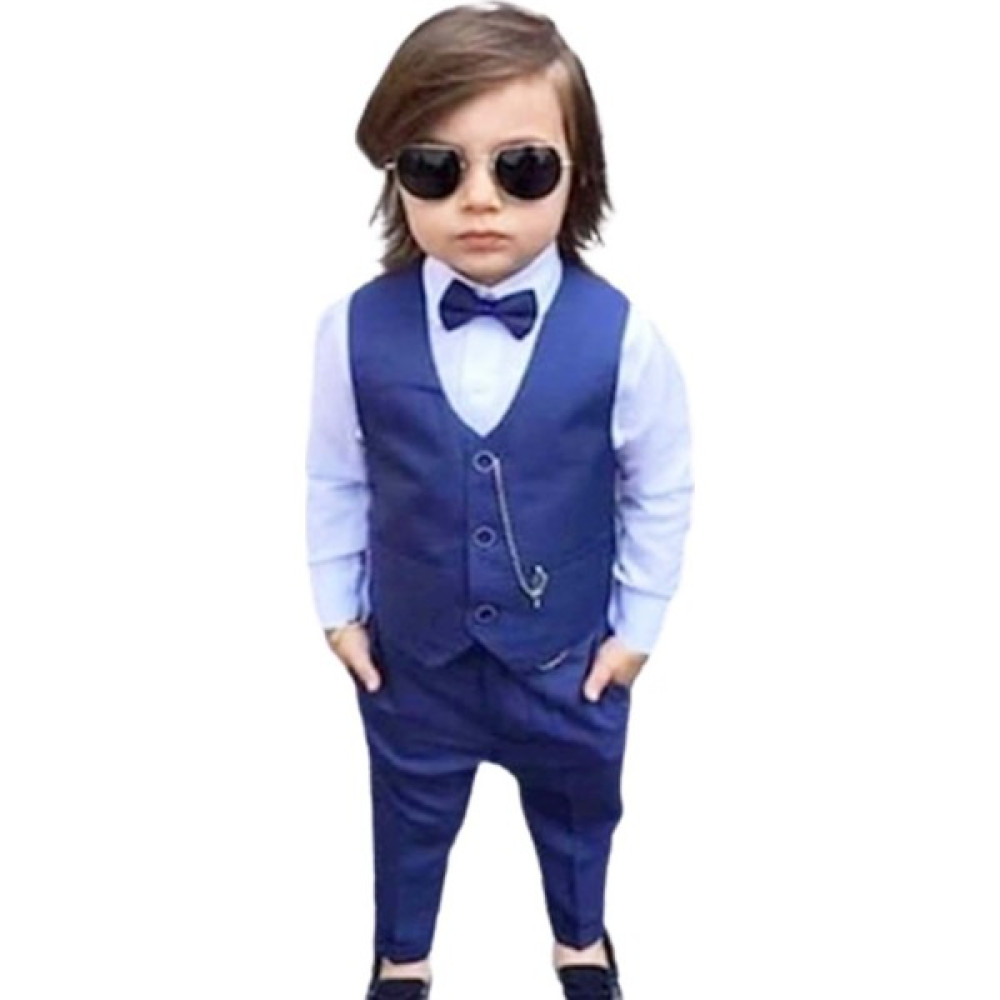 Mnk Baby Indigo 3 Yaş Yelekli Smokin Erkek Çocuk Takım Erkek Çocuk Giyim Takımı Fiyatı