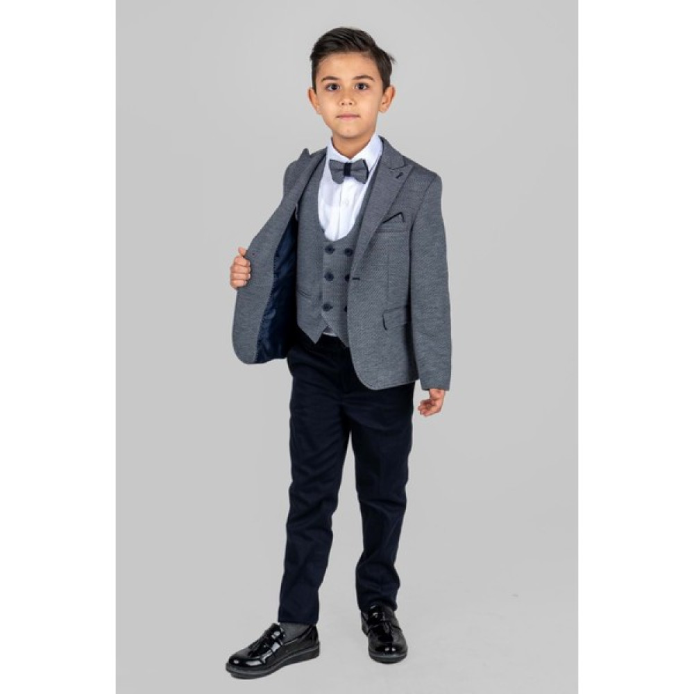 Mnk Baby & Kids Mendil Damatlık Ceketli Yelekli Erkek Çocuk Takım MNK0487 Erkek Çocuk Giyim Takımı Fiyatı