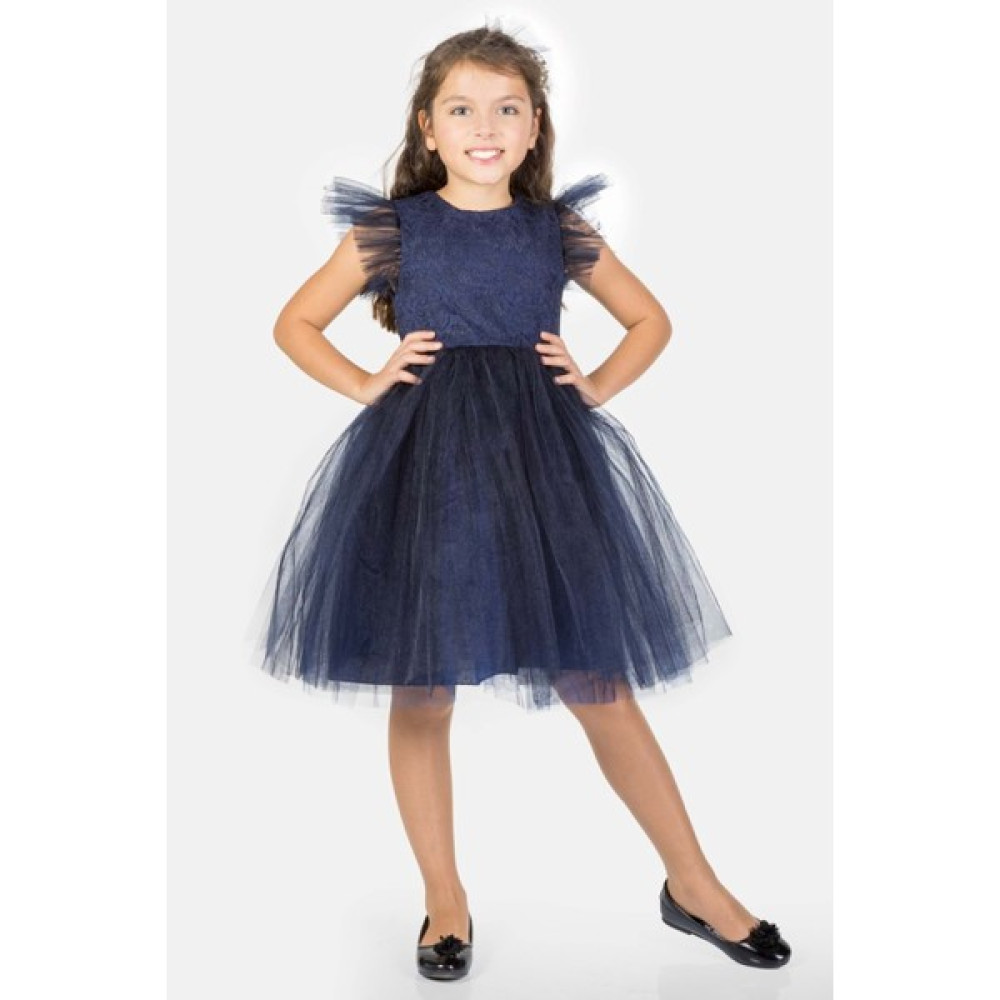 Mnk Baby & Kids Roza Dantel Tütü Kız Çocuk Abiye Elbise MNK0546 - Kırmızı - 8 Yaş Kız Çocuk Elbise Fiyatı