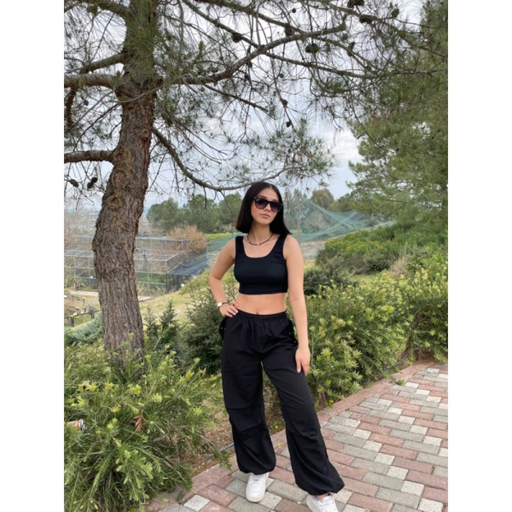 Moana Butik Siyah Crop Top Bluz Bluz Fiyatı