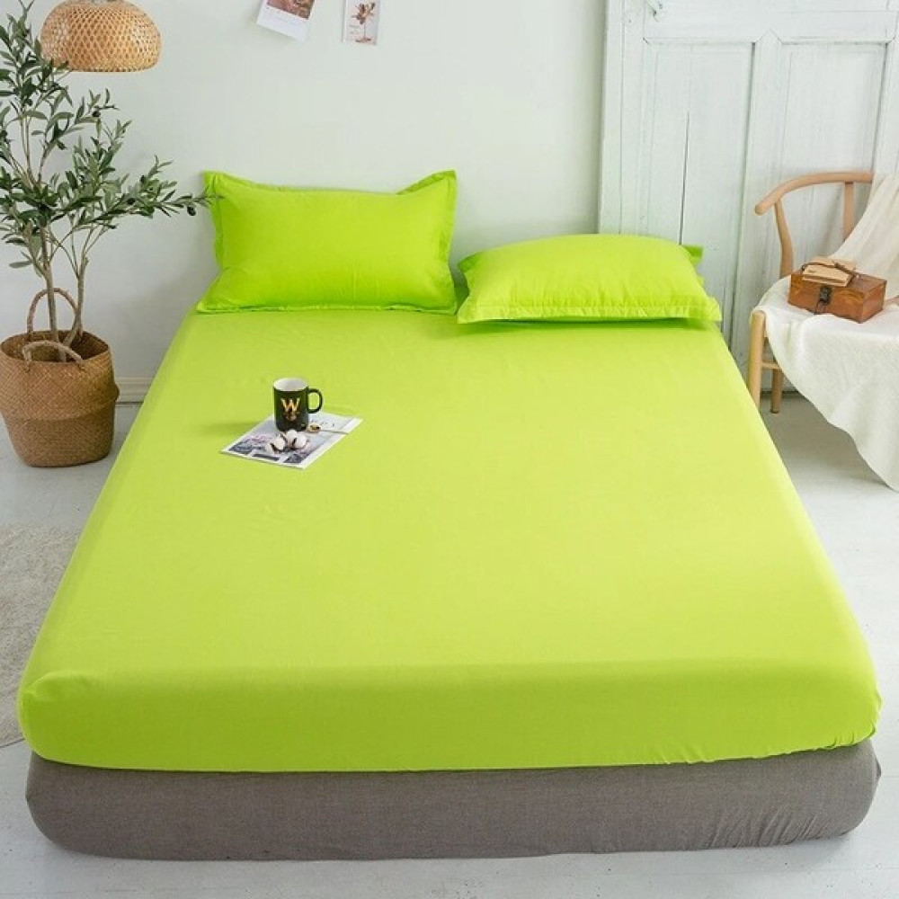 Mobaş Fosforlu Yeşil Tek Kişilik Lastikli Penye Çarşaf 100X200 - Fıstık Yeşili - 100 x 200 cm Çarşaf Fiyatı