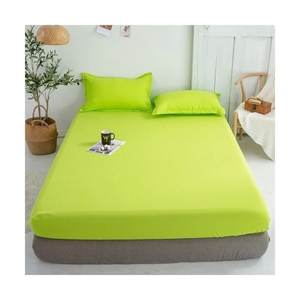Mobaş Tek Kişilik Pamuklu Penye Lastikli Çarşaf 100X200 - 100 x 200 cm - Yeşil Çarşaf Fiyatı