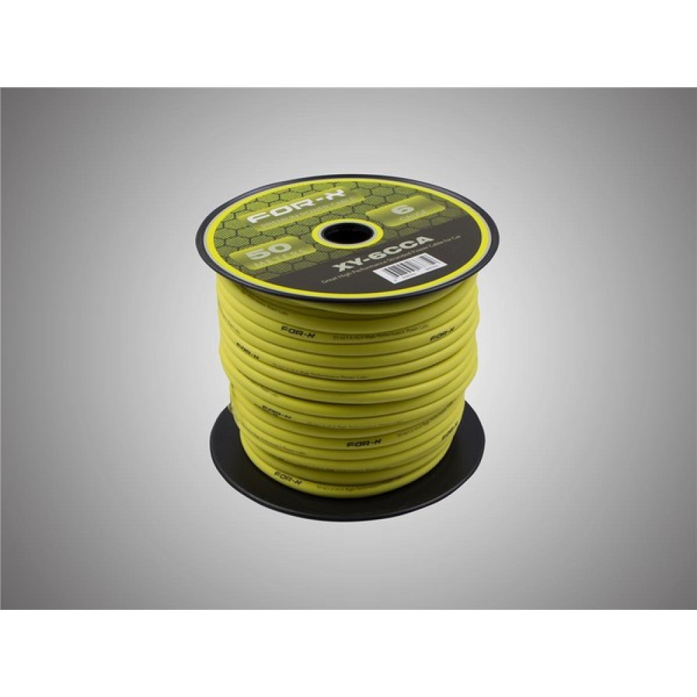 Mobass For-X Xy-6cca 50 mt 6ga Power Cable Cca Cable Oto Görüntü Sistemleri Fiyatı