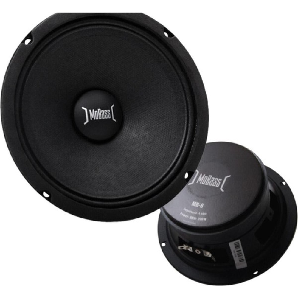 Mobass Mb-6 16 cm 80W Rms Power 200W Max Power Oto Hoparlör Akbaş Oto Hoparlörleri & SubWoofer Fiyatı