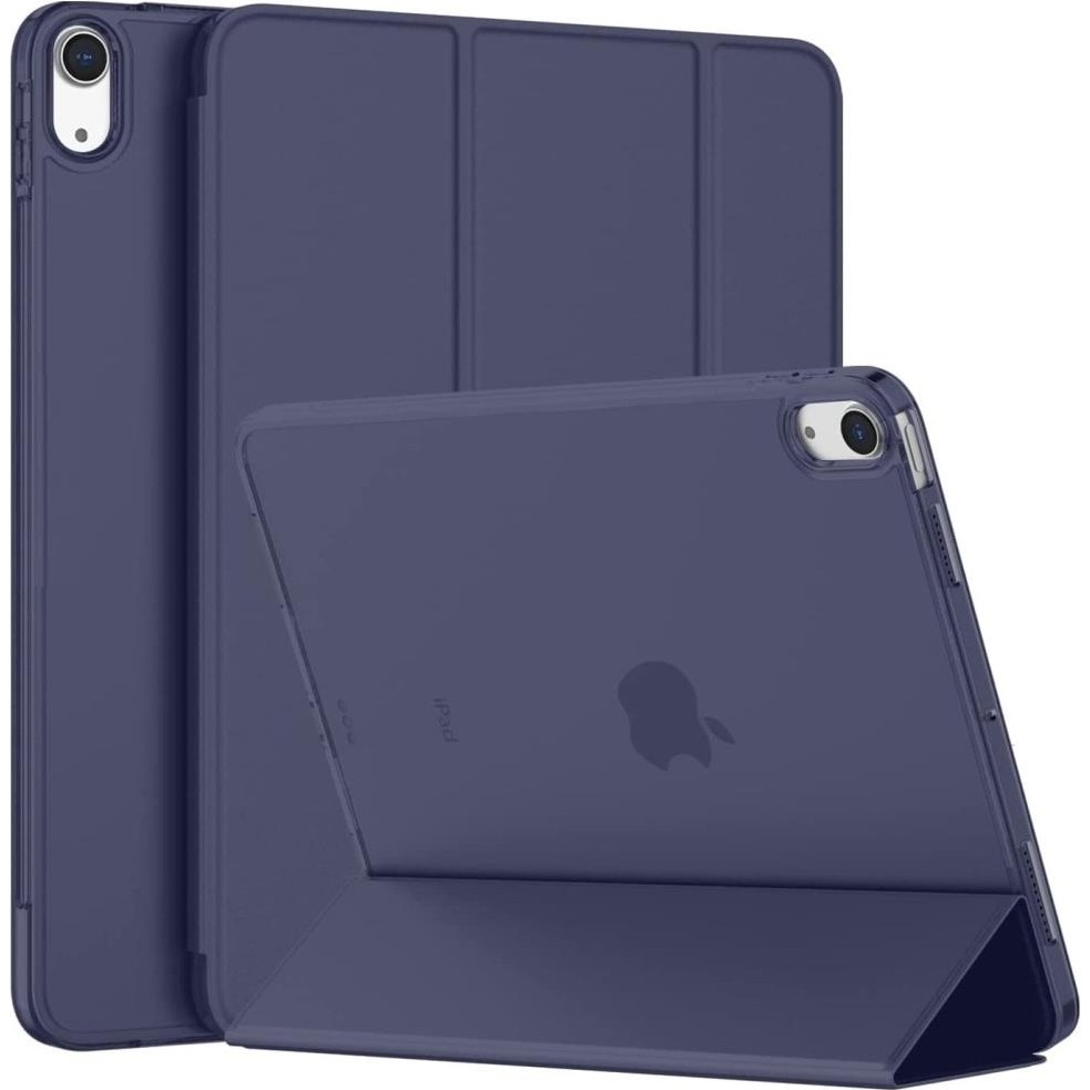 MobaxAksesuar Apple iPad 11.Nesil A16 11inç/10.Nesil 10.9inç Kılıf PU Deri Smart Standlı Case - Lacivert - iP 11/10.Nesil A16 Tablet Kılıfı Fiyatı