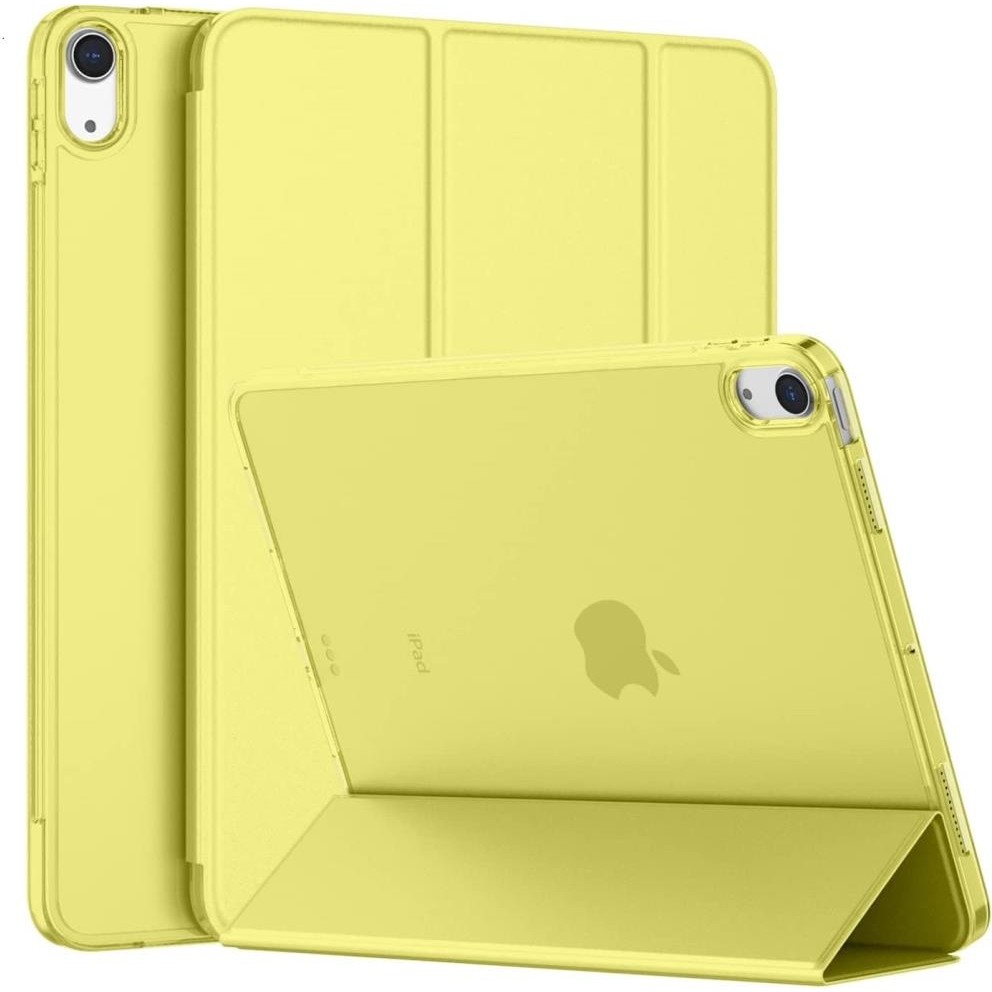 MobaxAksesuar Apple iPad 11.Nesil A16 11inç/10.Nesil 10.9inç Kılıf PU Deri Smart Standlı Case - Sarı - iP 11/10.Nesil A16 Tablet Kılıfı Fiyatı