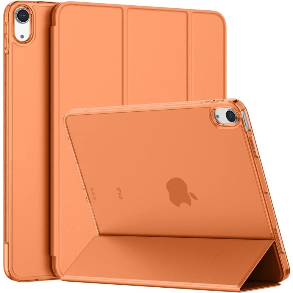 MobaxAksesuar Apple iPad 11.Nesil A16 11inç/10.Nesil 10.9inç Kılıf PU Deri Smart Standlı Case - Turuncu - iP 11/10.Nesil A16 Tablet Kılıfı Fiyatı