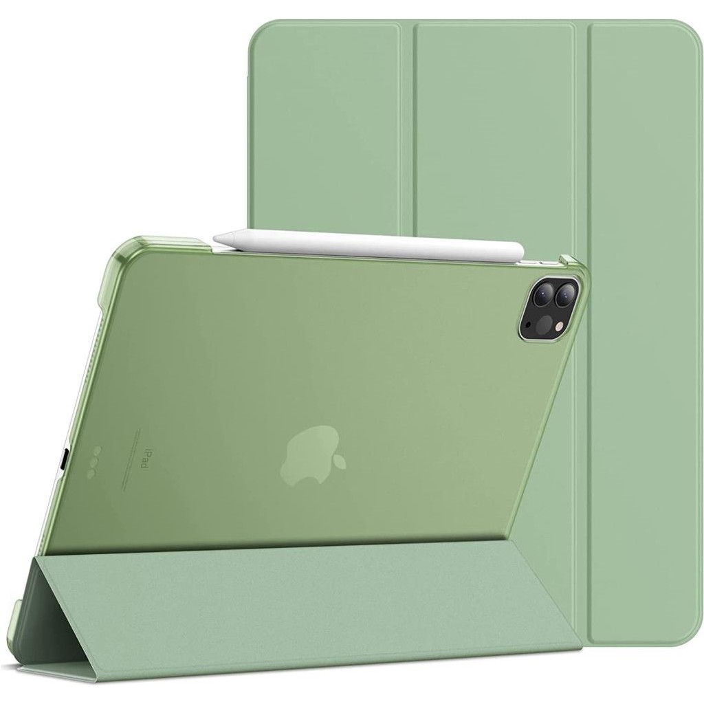 MobaxAksesuar Apple iPad Air 13inç M2/M3 Kılıf PU Deri Smart Standlı Case A2898 A2899 A2900 - Açık Yeşil - iP Air 13inç Tablet Kılıfı Fiyatı