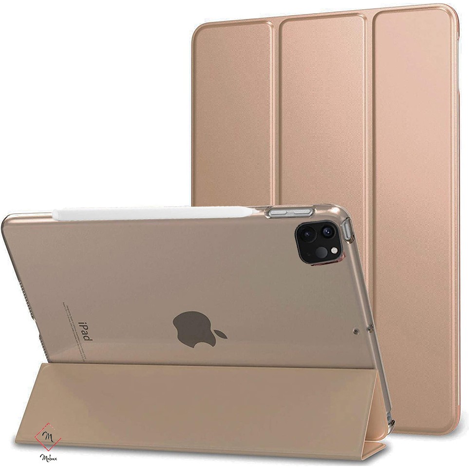 MobaxAksesuar Apple iPad Air 13inç M2/M3 Kılıf PU Deri Smart Standlı Case A2898 A2899 A2900 - Gold - iP Air 13inç Tablet Kılıfı Fiyatı