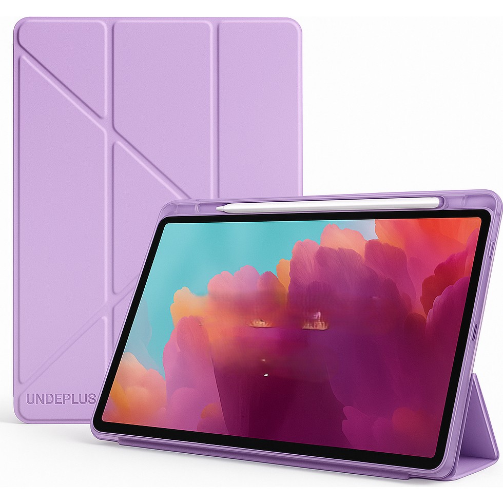 MobaxAksesuar Apple iPad Mini 7 (A17 Pro) Mini 6 Kılıf Kalem Bölmeli Trifolding Case 2021-2024 - iP Mini 6/7 - Lila Tablet Kılıfı Fiyatı