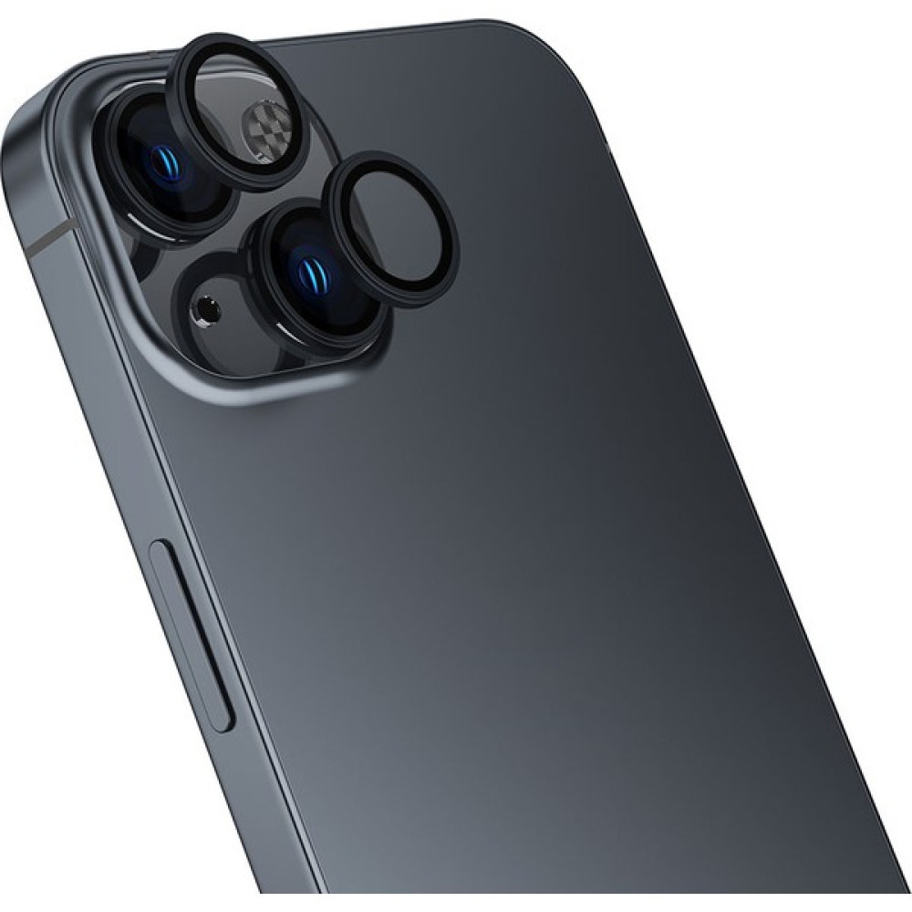 MobaxAksesuar Apple iPhone 15 Işık Kırılmasını Önleyen Kamera Lens Koruyucu Cl-13 - Siyah - iP 15 Cep Telefonu Ekran Koruyucusu Fiyatı