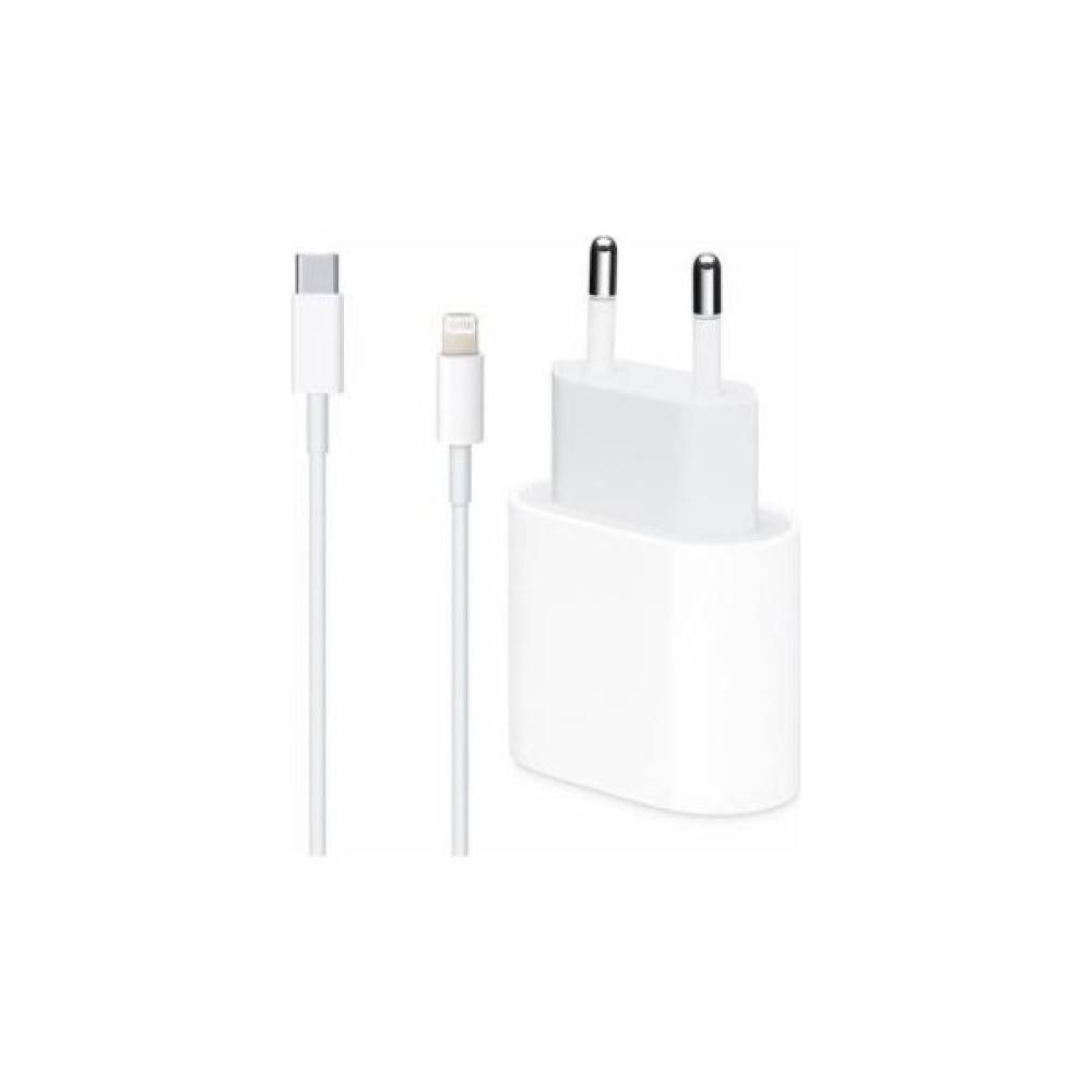 MobaxAksesuar Apple iPhone Uyumlu 20W Usb-C Güç Adaptörü + Usb-C Lightning Şarj Kablosu Seti 11 12 Pro Max - Beyaz Cep Telefonu Şarj Cihazı Fiyatı