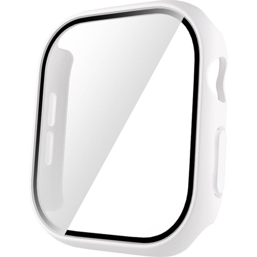 MobaxAksesuar Apple Watch 10/11 Serisi 42mm Sert PC Kasa ve Ekran Koruyucu 35 - Beyaz - App 10/11 42mm Cep Telefonu Ekran Koruyucusu Fiyatı