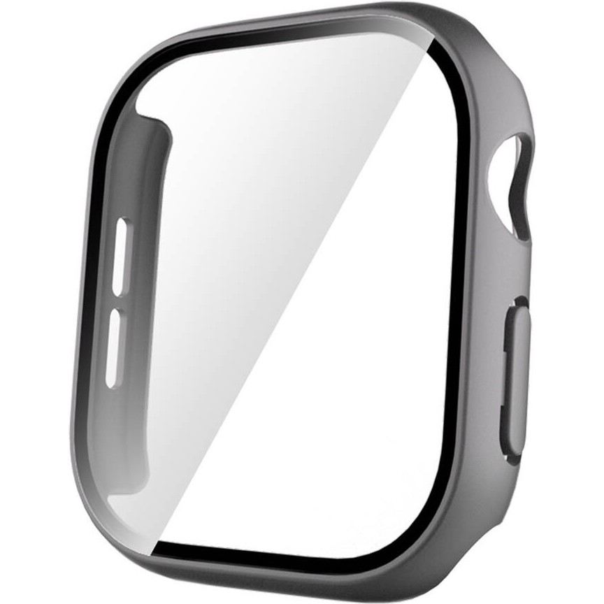 MobaxAksesuar Apple Watch 10/11 Serisi 42mm Sert PC Kasa ve Ekran Koruyucu 35 - Koyu Gri - App 10/11 42mm Cep Telefonu Ekran Koruyucusu Fiyatı
