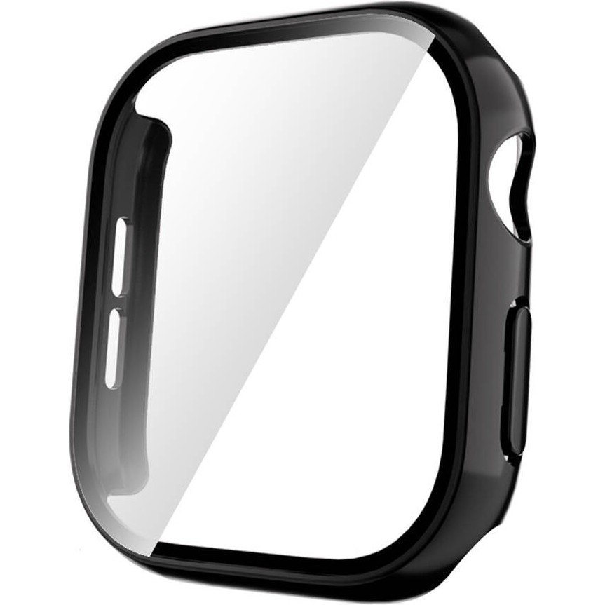 MobaxAksesuar Apple Watch 10/11 Serisi 42mm Sert PC Kasa ve Ekran Koruyucu 35 - Koyu Siyah - App 10/11 42mm Cep Telefonu Ekran Koruyucusu Fiyatı