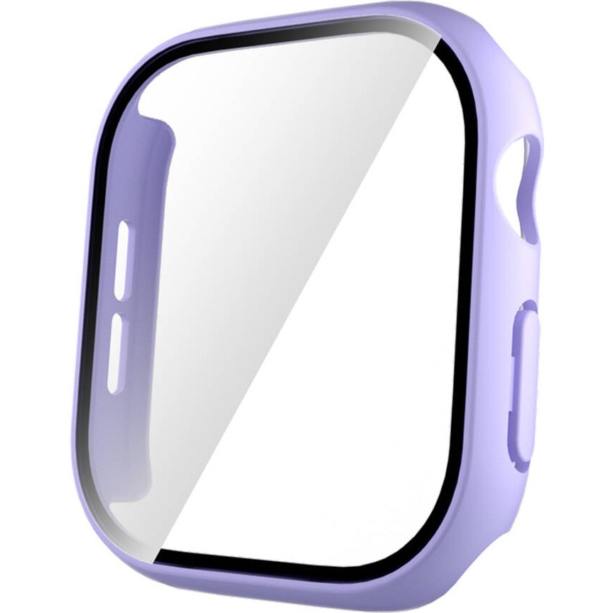 MobaxAksesuar Apple Watch 10/11 Serisi 42mm Sert PC Kasa ve Ekran Koruyucu 35 - Mor - App 10/11 42mm Cep Telefonu Ekran Koruyucusu Fiyatı
