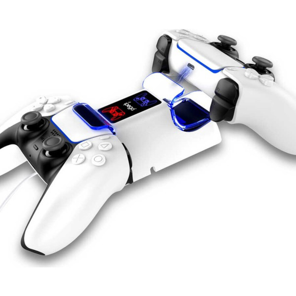 MobaxAksesuar Playstation 5 Oyun Kolu Şarj Aleti Standı PG-P5003 - Beyaz PlayStation 5 PS5 Oyunları Fiyatı