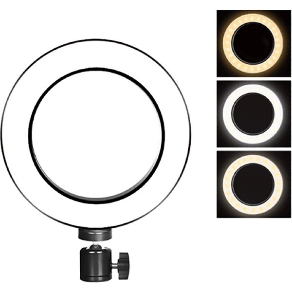 MobaxAksesuar Ring Light Youtuber Tictok Makyaj Işıklı Telefon Tutucu 26CM + 2.2m Tripod M-26 - Siyah Video Kamera Aksesuarları Fiyatı