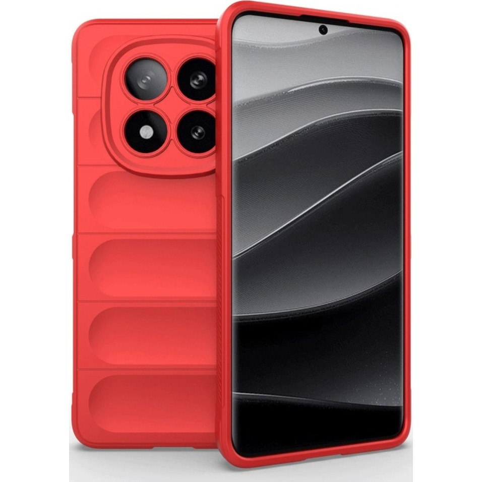 MobaxAksesuar Xiaomi Redmi Note 14 Pro 4g Kılıf Elde Tutma Kolaylıkla Kaydırmaz Kenar Line Dizayn Optietnik Kapak - Kırmızı - Redmi Note14Pro 4G Cep Telefonu Kılıfı Fiyatı