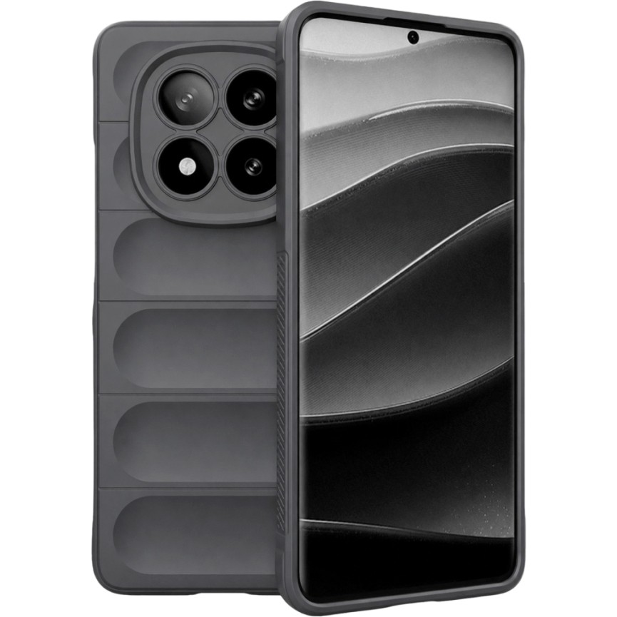MobaxAksesuar Xiaomi Redmi Note 15 Pro 4g Kılıf Elde Tutma Kolaylıkla Kaydırmaz Kenar Line Dizayn Optietnik Kapak - Gri - Redmi Note15Pro 4G Cep Telefonu Kılıfı Fiyatı