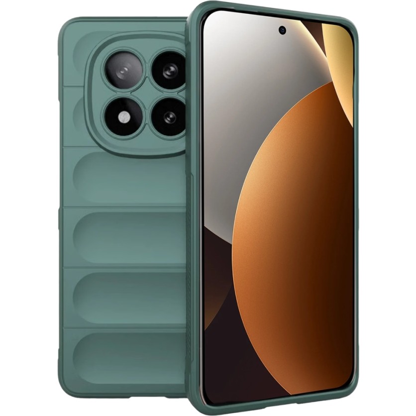 MobaxAksesuar Xiaomi Redmi Note 15 Pro 5g Kılıf Elde Tutma Kolaylıkla Kaydırmaz Kenar Line Dizayn Optietnik Kapak - Koyu Yeşil - Redmi Note15Pro5G Cep Telefonu Kılıfı Fiyatı