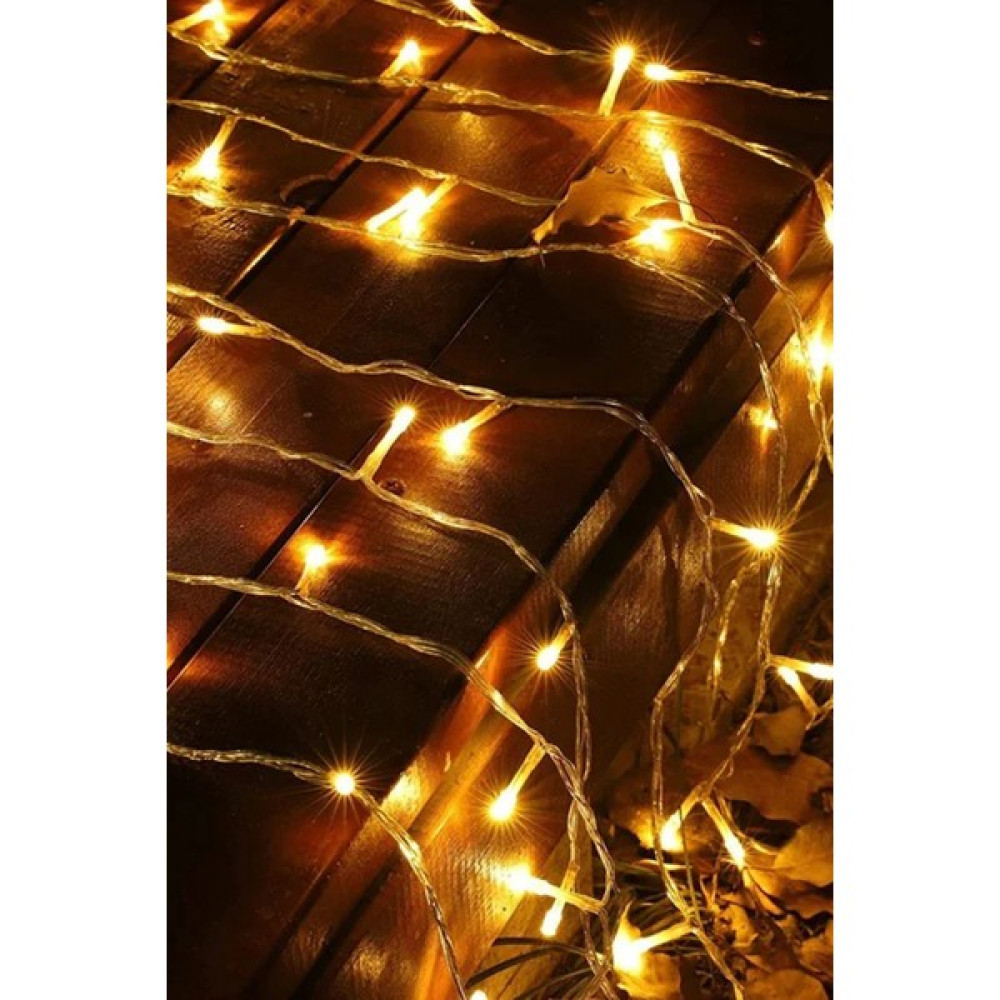 Mobee 10 Metre Fişli LED Işık Romantik Sevgililer Günü Doğum Günü Dekor Süsleme 100 Ledli - 12 m - 3000K - Günışığ Led Aydınlatmalar Fiyatı