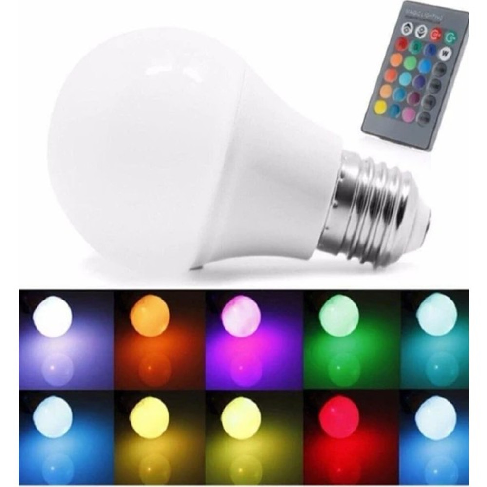 Mobee 10W Rgb LED Uzaktan Kumandalı Çok Renkli LED Ampul Led Aydınlatmalar Fiyatı