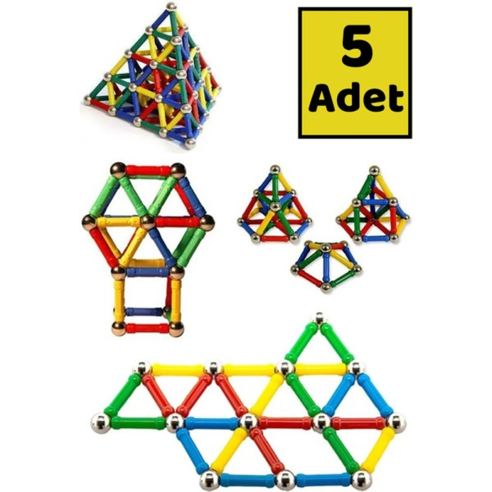 Mobee 5 Adet Manyetik LEGO Mıknatıslı Denge Oyun Çubukları Eğitici Oyuncak 2 Adet 37 Parça LEGO Seti Eğitici Oyuncak Fiyatı