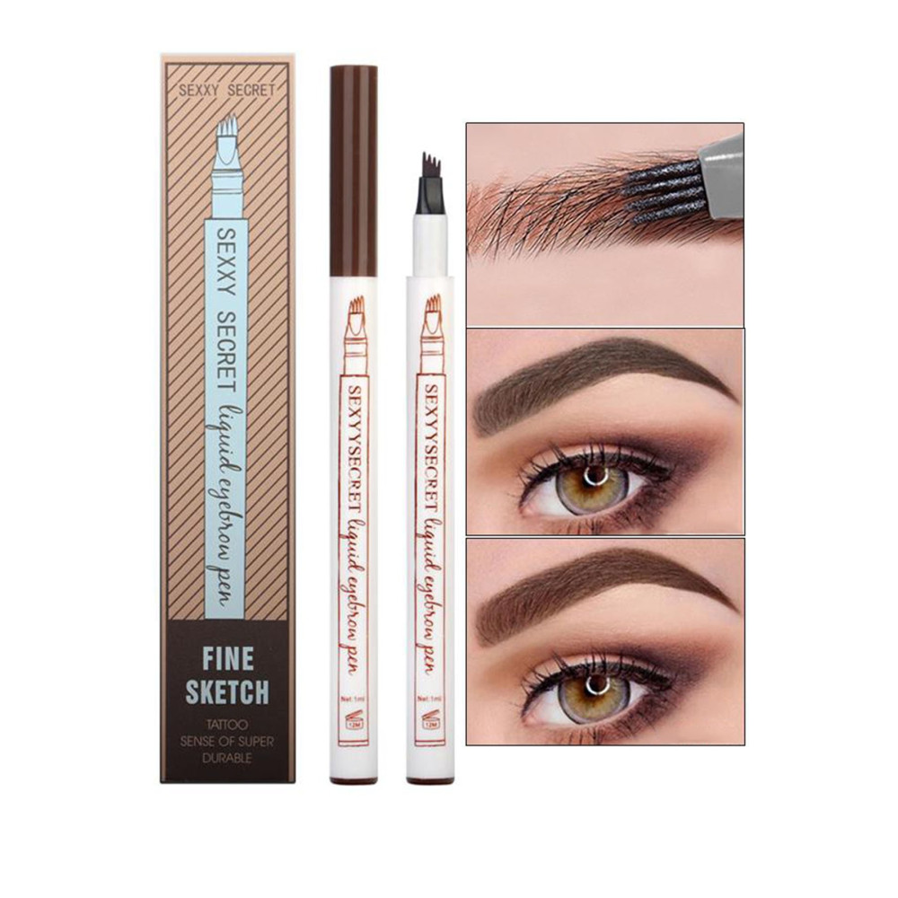 Mobee Fine Sketch Kaş Kalemi Şekillendirme Boyama Rimeli Kalıcı Microblading (koyu Kahve) Kaş Makyajı Fiyatı