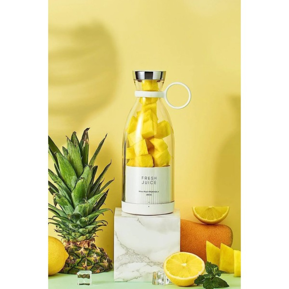 Mobee Şarjlı Kolay Taşınabilir Blender Smoothie Yapıcı Blender Fresh Juice Blender Kablosuz Blender - Beyaz Blenderler Fiyatı