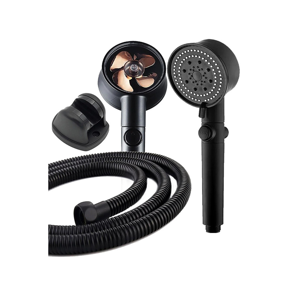 Mobee Turbo Pervaneli 5 Fonksiyonlu Duş Başlığı Duş Hortumu 150 Cm Ve Mafsal Set Duşakabin Fiyatı