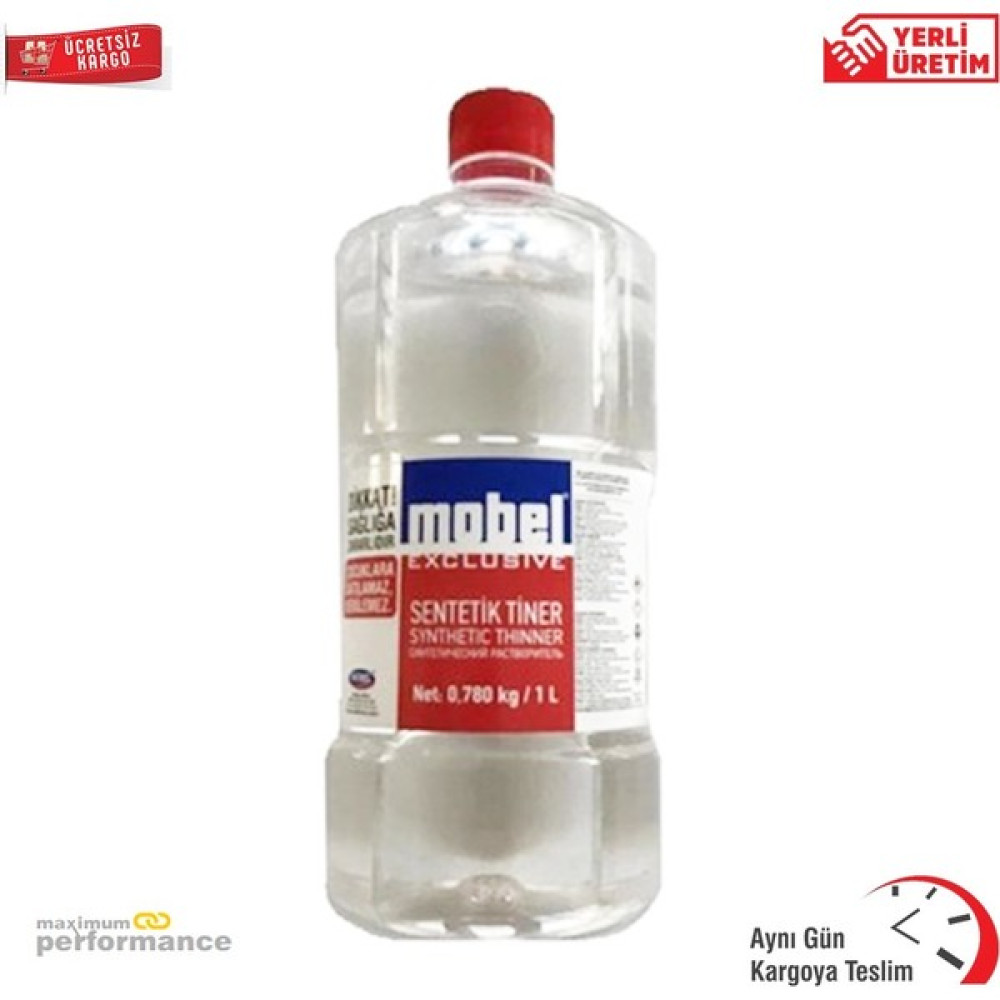 Mobel Sentetik Tiner 1 Litre Boya Malzemeleri Fiyatı